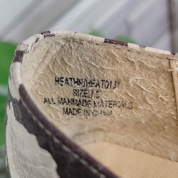 Madden girl Heather snakeskin print flats Size 7.5 - Picture 7 of 10